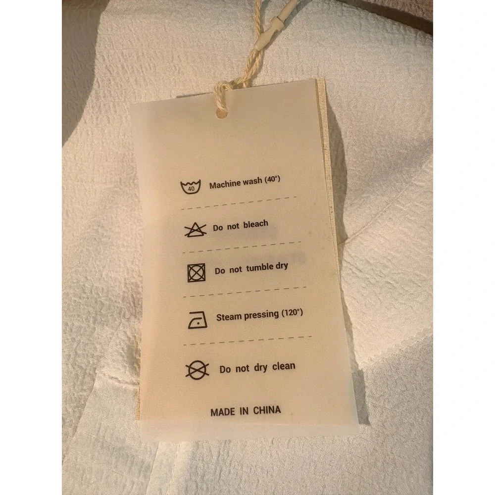 NWT COOFANDY Mens White 2 Piece Henley Shirt and Pants Set Lounge XXXL Beachwear - Picture 15 of 16